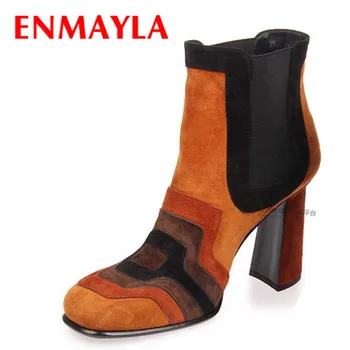 ENMAYLA Autumn Spring Retro Mixed Colors Square Toe High Heels Chelsea Boots Women Chunky Heel Fashion Ankle Boots for Women
ENMAYLA Autumn Spring Retro Mixed Colors Square Toe High Heels Chelsea Boots Women Chunky Heel Fashion Ankle Boots for Women