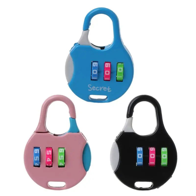 3 Color Digit Combination Padlock for Jewelry Box Bag Diary Drawer Security Parts831F
3 Color Digit Combination Padlock for Jewelry Box Bag Diary Drawer Security Parts831F