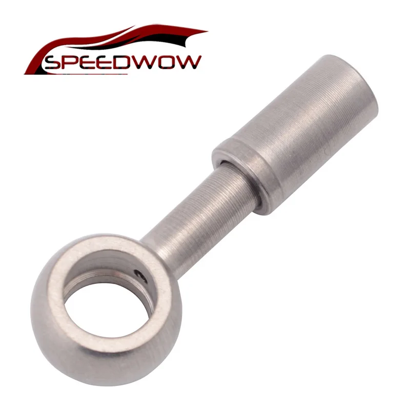 SPEEDWOW AN3 0/28degree Stainless Steel Banjo Fitting Brake Line Hose Swivel End Crimp on Banjo Fitting
SPEEDWOW AN3 0/28degree Stainless Steel Banjo Fitting Brake Line Hose Swivel End Crimp on Banjo Fitting