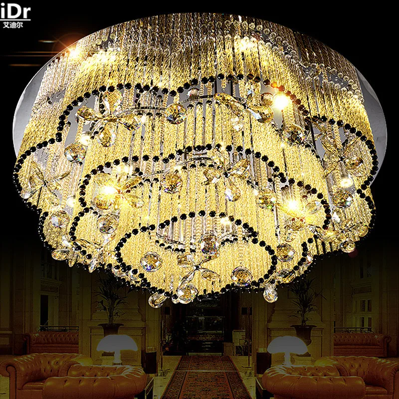 High-grade crystal lamp living room creative round LED crystal lamp modern minimalist Ceiling Lights Rmy-0144
High-grade crystal lamp living room creative round LED crystal lamp modern minimalist Ceiling Lights Rmy-0144