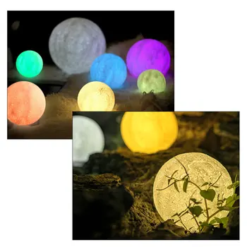Vacamm 16/2 Color Change LED RGB Table Light Moon Light 3D Print Moon Globe Lamp Touch Switch/Rechargeable+24Key Controller
Vacamm 16/2 Color Change LED RGB Table Light Moon Light 3D Print Moon Globe Lamp Touch Switch/Rechargeable+24Key Controller