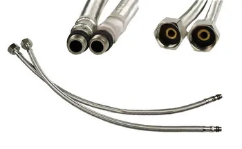 1 Pair 19.7" (500mm) Length Flexible Metal Sink Faucet Mixer Tap Accessory Water Supply Hose Pipe 1/2" Cba019
1 Pair 19.7" (500mm) Length Flexible Metal Sink Faucet Mixer Tap Accessory Water Supply Hose Pipe 1/2" Cba019