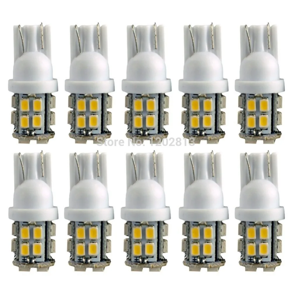 Новинка T10 W5W 194 168 501 Автомобильная белая 20 SMD Светодиодная перевернутая боковая