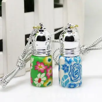 

500Pcs/Lot 3ML Empty Polymer Clay Perfume Refillable Bottles Glass Essential Oil Roll On Roller Ball Bottle Free Shipping