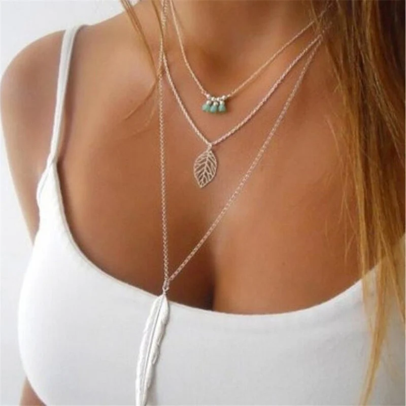 Feathers Bird Heart Necklace Punk Choker Collares Simple Gold Chain Necklace Collier Femme Kolye Choker Necklace Women Jewelry
Feathers Bird Heart Necklace Punk Choker Collares Simple Gold Chain Necklace Collier Femme Kolye Choker Necklace Women Jewelry