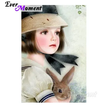 Ever Moment Diamond Painting Young Girl Rabbit Cross Stitch Picture Mosaic Handmade Diamond Embroidery 5D DIY Rhinestone S2F319
Ever Moment Diamond Painting Young Girl Rabbit Cross Stitch Picture Mosaic Handmade Diamond Embroidery 5D DIY Rhinestone S2F319