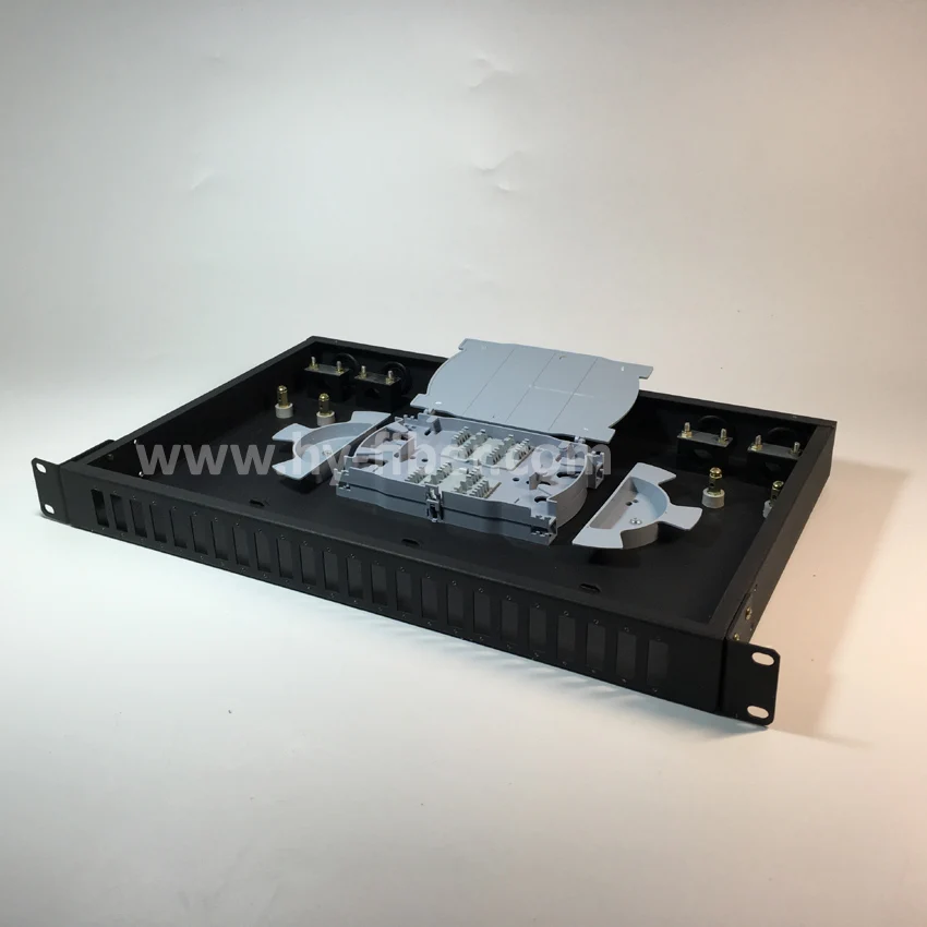 Rack Mounted Patch Panel for 19' 1U without adapter Fiber Optical Distribution Box 24 Core SC/FC/ST,48 Core LC
Rack Mounted Patch Panel for 19' 1U without adapter Fiber Optical Distribution Box 24 Core SC/FC/ST,48 Core LC