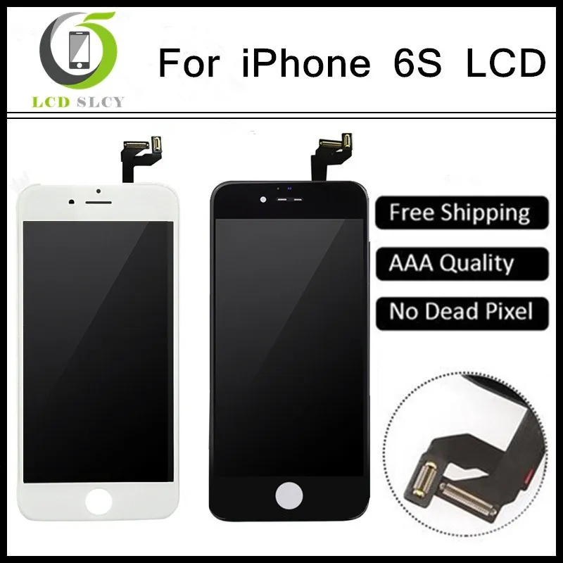 100% Grade AAA For iPhone 6S LCD Display Touch Screen Digitizer Assembly Replacement Black or White Free shipping DHL
100% Grade AAA For iPhone 6S LCD Display Touch Screen Digitizer Assembly Replacement Black or White Free shipping DHL