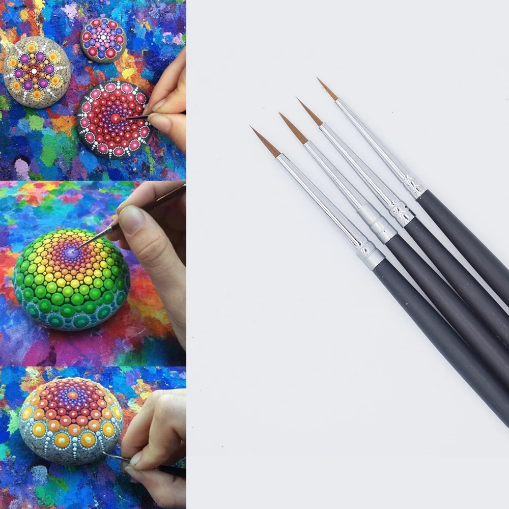 mandala dotting tools 0-00000 Brush Super Fine mandala painting dotting tools arcilla polimer seramik aletleri Clay Tools 4pcs
mandala dotting tools 0-00000 Brush Super Fine mandala painting dotting tools arcilla polimer seramik aletleri Clay Tools 4pcs