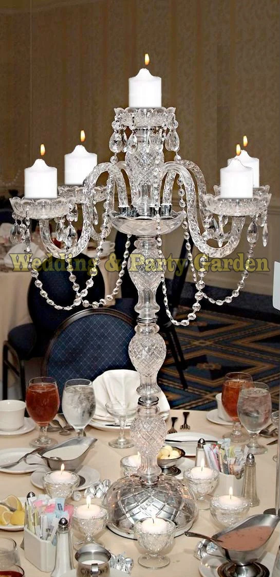 Table Centerpiece Crystal Wedding Candelabra with bead drops Wedding Decoration
Table Centerpiece Crystal Wedding Candelabra with bead drops Wedding Decoration
