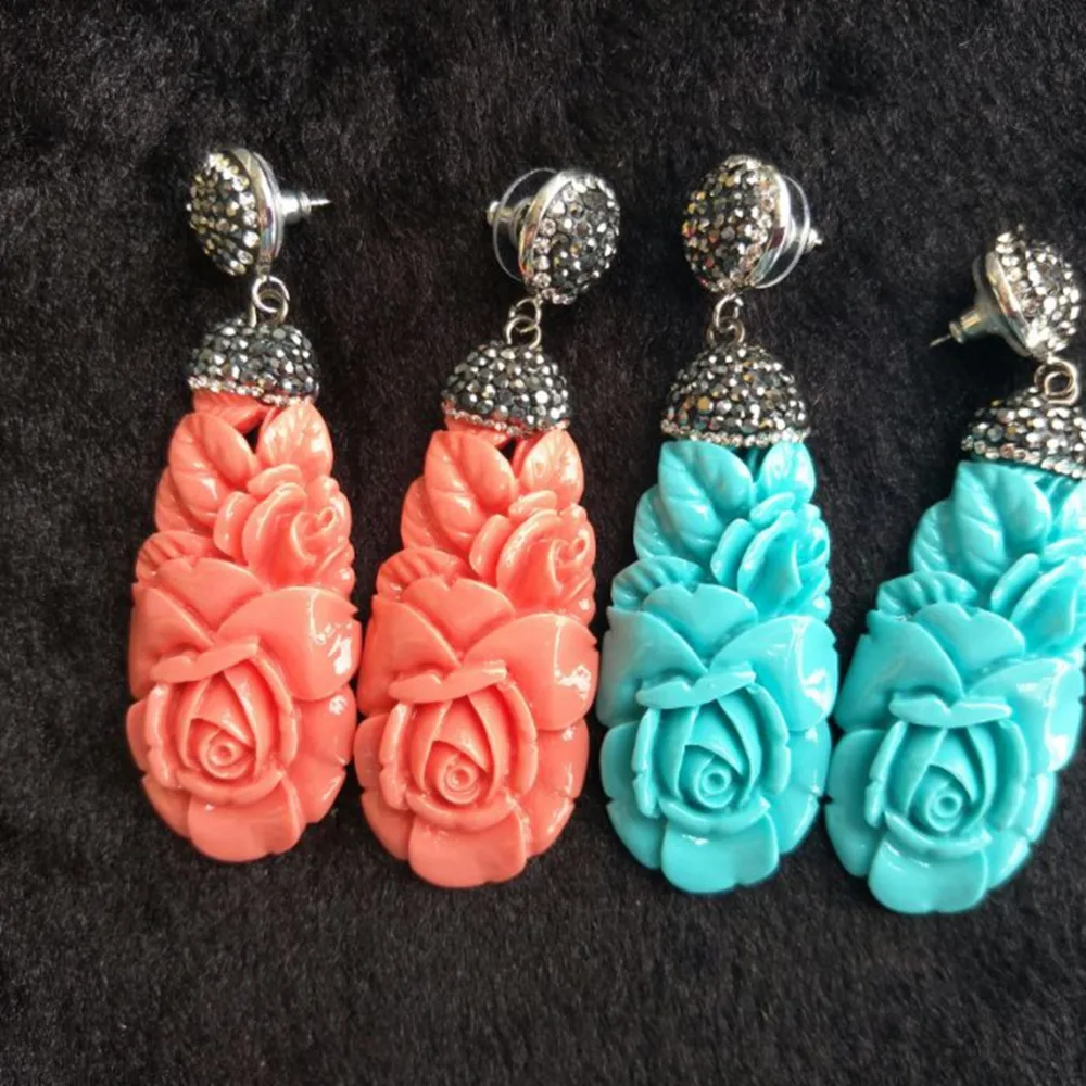 Blue Orange Resin Flower Drop Earrings for Women Wedding Statement Earrings Oorbellen Woman Bohemian Earing 2018 Indian Earrings
Blue Orange Resin Flower Drop Earrings for Women Wedding Statement Earrings Oorbellen Woman Bohemian Earing 2018 Indian Earrings
