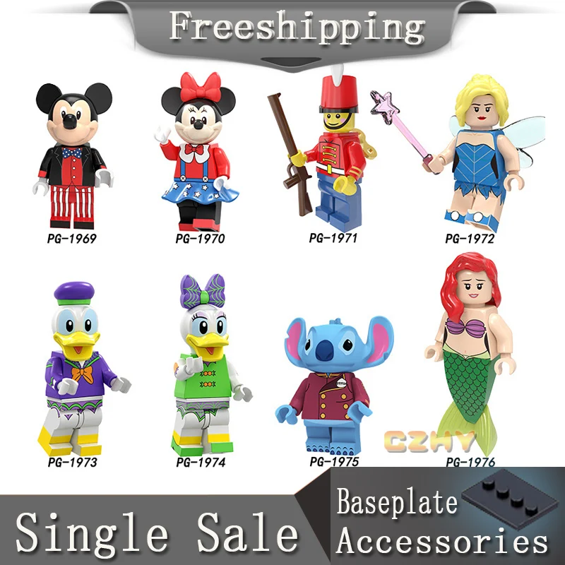Building Blocks Pumping Series Cartoon Movie Bricks Mickey Duck Daisy Little Fairy Stitch Figures Model For Children Toys PG8225
Building Blocks Pumping Series Cartoon Movie Bricks Mickey Duck Daisy Little Fairy Stitch Figures Model For Children Toys PG8225