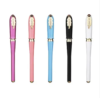 Exquise Leaf Design Gold Clip Elegant Extra Fine Financial Fountain Pen Hooded Nib Ink Pens The Best Christmas Gift for Lady
Exquise Leaf Design Gold Clip Elegant Extra Fine Financial Fountain Pen Hooded Nib Ink Pens The Best Christmas Gift for Lady