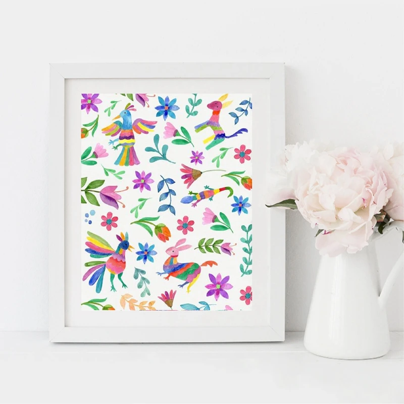 Mexican Floral Art Canvas Painting Mexico Colors Wall Picture Modern Wall Art Colorful Flower Prints Poster Home Room Art Decor
Mexican Floral Art Canvas Painting Mexico Colors Wall Picture Modern Wall Art Colorful Flower Prints Poster Home Room Art Decor