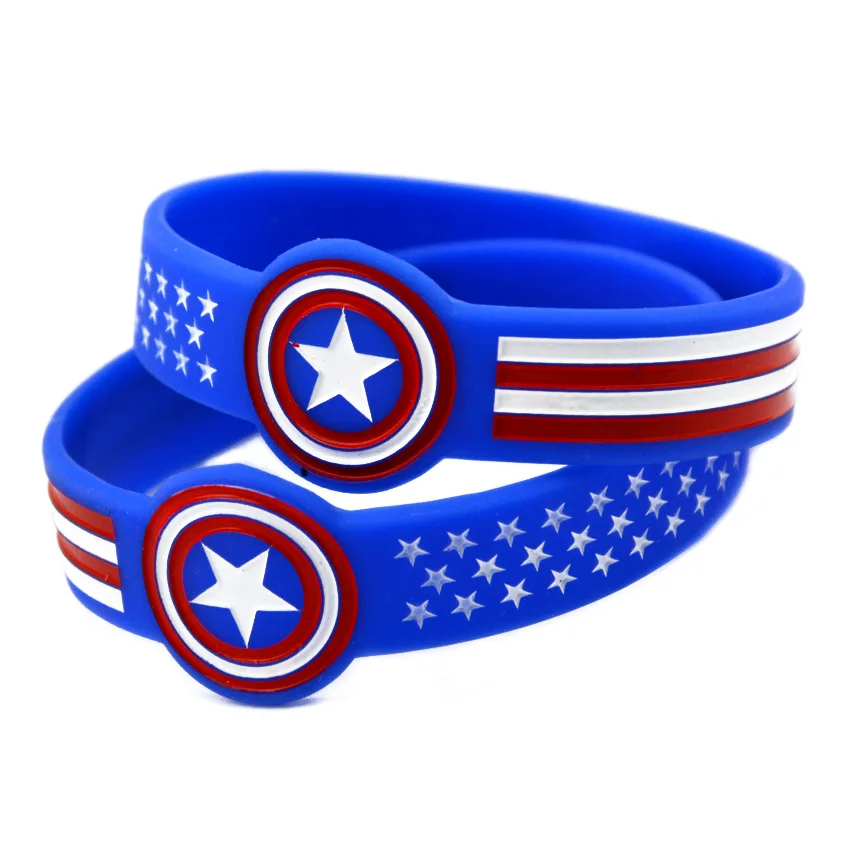 OneBandaHouse 25PCS/Lot Watch Shape Silicone Wristband Captain America Bracelet 2 Colours Available
OneBandaHouse 25PCS/Lot Watch Shape Silicone Wristband Captain America Bracelet 2 Colours Available