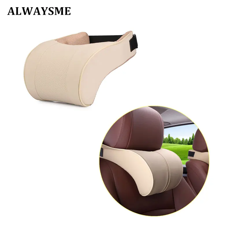 ALWAYSME Auto Car Neck Pillow Memory Foam Pillows Neck Rest Pillow Seat Headrest Cushion Pad High Quality PU Leather Material
ALWAYSME Auto Car Neck Pillow Memory Foam Pillows Neck Rest Pillow Seat Headrest Cushion Pad High Quality PU Leather Material