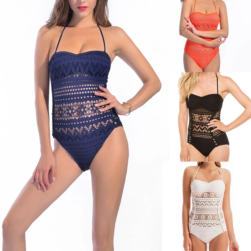 Sexy One Piece Swimsuit Lace Swimwear Bikini Set Women Solid Beachwear Bathing Suit Beach Crochet Swimsuit Swim Wear
Sexy One Piece Swimsuit Lace Swimwear Bikini Set Women Solid Beachwear Bathing Suit Beach Crochet Swimsuit Swim Wear