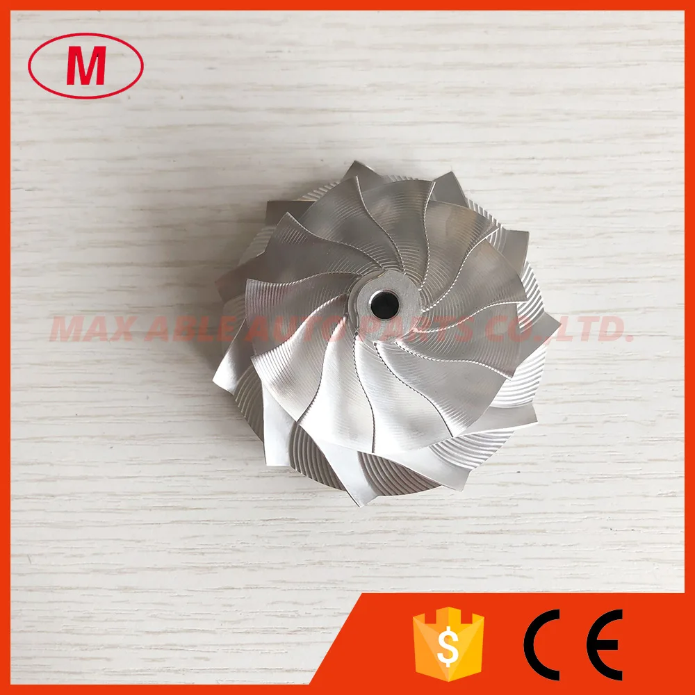 GT15-25 53.11/70.97mm point milling 11+0 blades Snake Curve,Twisted Blade, Performance billet/milling compressor wheel
GT15-25 53.11/70.97mm point milling 11+0 blades Snake Curve,Twisted Blade, Performance billet/milling compressor wheel