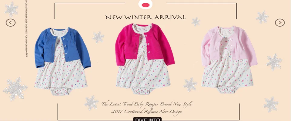 baby bodysuit winter red pink