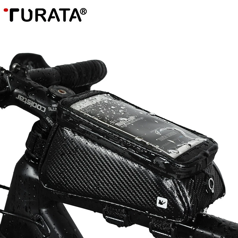 TURATA Bike Bicycle Mobile Phone holder Bag for iPhone X 8 7 Samsung XIAOMI Touch Screen Frame Front Head Top Tube Waterproof
TURATA Bike Bicycle Mobile Phone holder Bag for iPhone X 8 7 Samsung XIAOMI Touch Screen Frame Front Head Top Tube Waterproof
