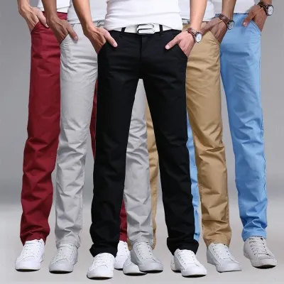 Cozimastarla Men Pants Stylish Clothing New Arrivals Solid Color Casual Pants Long Soft Buttoms Male Narrow Feet Pantalon Homme
Cozimastarla Men Pants Stylish Clothing New Arrivals Solid Color Casual Pants Long Soft Buttoms Male Narrow Feet Pantalon Homme