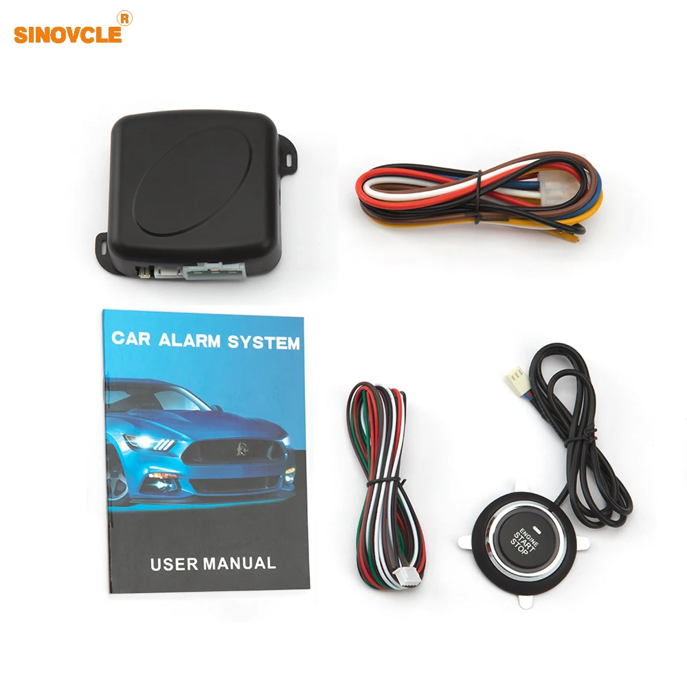 Sinovcle Car Remote Control Engine Push Start DC 12V Button Starter Car Keyless Entry Start Stop Immobilizer
Sinovcle Car Remote Control Engine Push Start DC 12V Button Starter Car Keyless Entry Start Stop Immobilizer
