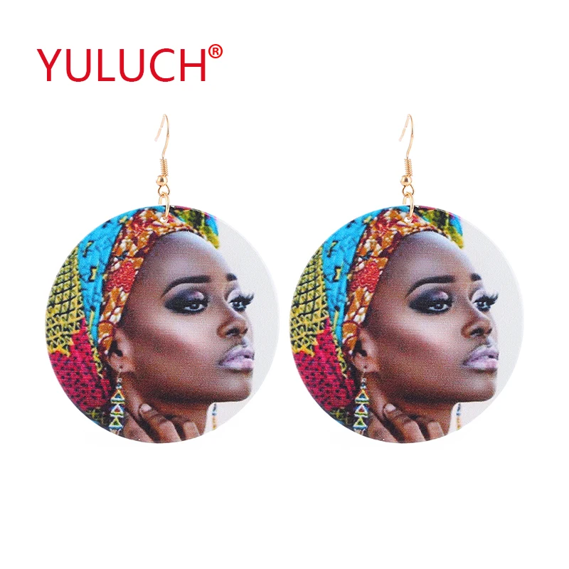 YULUCH 2018 Beautiful African Woman Painted Printed Wooden Round Pendant for Fashion Women Ethnic Earrings Jewelry Gifts
YULUCH 2018 Beautiful African Woman Painted Printed Wooden Round Pendant for Fashion Women Ethnic Earrings Jewelry Gifts