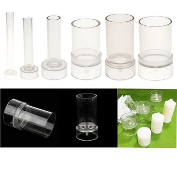 Clear Plastic Candles Making Mold Tool, Church Top Candles Mould for Wax Crafts - 6 Assorted Sizes for Choices
Clear Plastic Candles Making Mold Tool, Church Top Candles Mould for Wax Crafts - 6 Assorted Sizes for Choices
