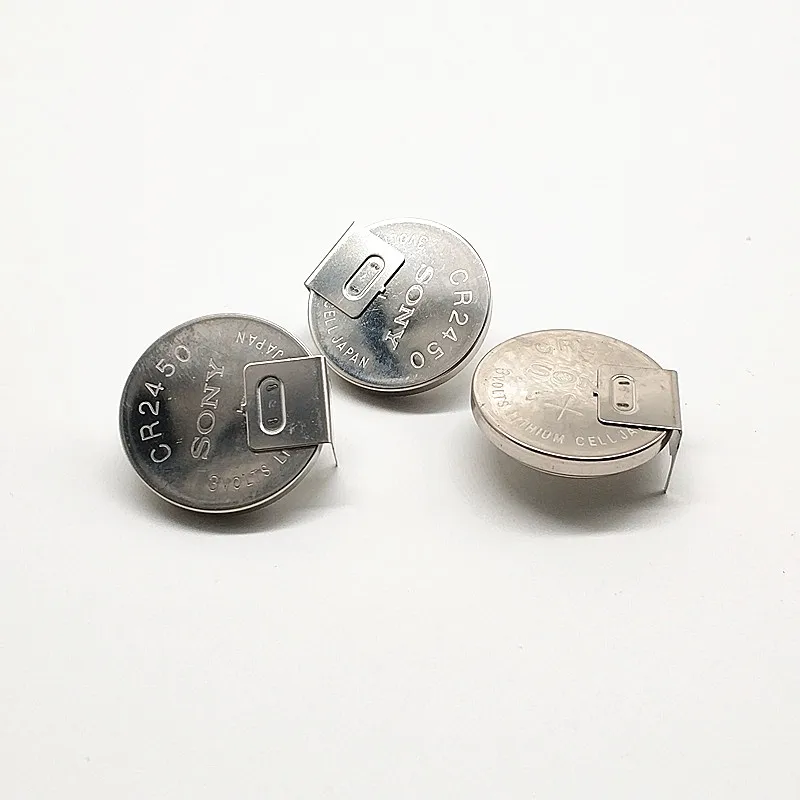 1pcs Original CR2450 with soldering feet 3V button battery Car remote control key battery Rice cooker battery CR2450
1pcs Original CR2450 with soldering feet 3V button battery Car remote control key battery Rice cooker battery CR2450