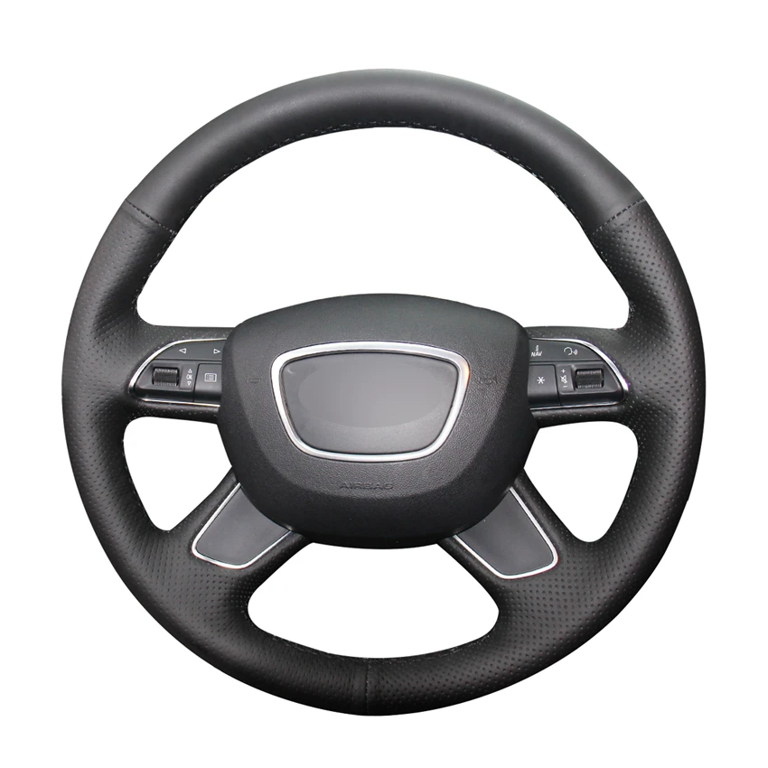 Hand-stitched PU Artificial Leather Steering Wheel Cover for Audi A4 (B8) A6 (C7) A7 A8 A8 L Allroad Q5 2013-2017 Q7 Accessories
Hand-stitched PU Artificial Leather Steering Wheel Cover for Audi A4 (B8) A6 (C7) A7 A8 A8 L Allroad Q5 2013-2017 Q7 Accessories