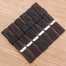 Watch Accessories Silicone Strap 20mm 22mm 24mm Pin Buckle Outdoor Sports Men's and Ms Watch Band
Watch Accessories Silicone Strap 20mm 22mm 24mm Pin Buckle Outdoor Sports Men's and Ms Watch Band