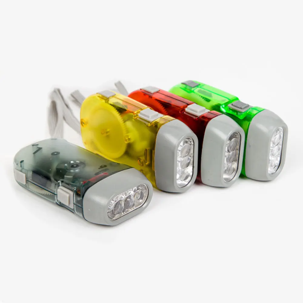 100pcs/lot 3 LED Manual Electricity Generation Mini Flashlight Hand Press Flashlight Torch for Fishing Camping Outdoor Sports
100pcs/lot 3 LED Manual Electricity Generation Mini Flashlight Hand Press Flashlight Torch for Fishing Camping Outdoor Sports