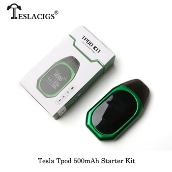 E-Cigarette Teslacigs Tesla TPOD Starter Kit 500mah Battery 2ml Cartridge Electronic Cigarettes Vape VS Justfog Minfit Vaporizer
E-Cigarette Teslacigs Tesla TPOD Starter Kit 500mah Battery 2ml Cartridge Electronic Cigarettes Vape VS Justfog Minfit Vaporizer