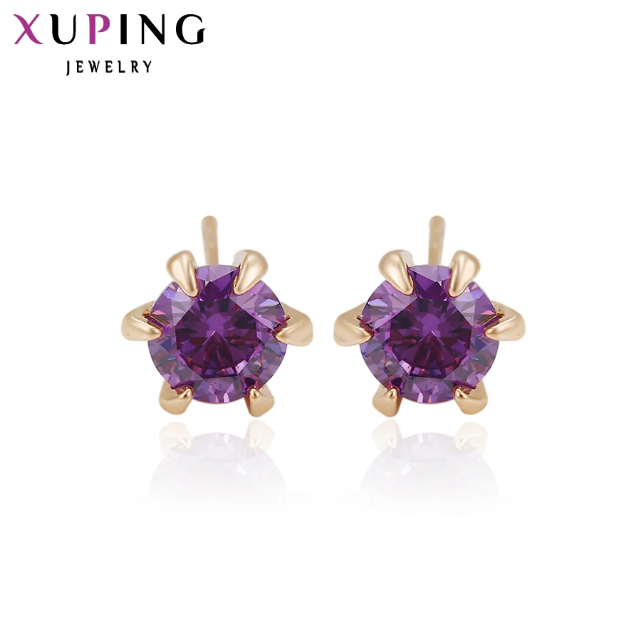 Xuping Elegant Earring New Design Gold Color Plated Synthetic CZ Brand Fashion Jewelry Earrings Women S25.4-905
Xuping Elegant Earring New Design Gold Color Plated Synthetic CZ Brand Fashion Jewelry Earrings Women S25.4-905