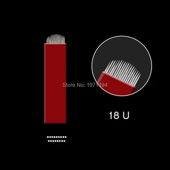 100pcs/lot 18U Disposable permanent makeup manual eyebrow microblading needles blades for 3D Embroidery Tattoo Pen Machine
100pcs/lot 18U Disposable permanent makeup manual eyebrow microblading needles blades for 3D Embroidery Tattoo Pen Machine