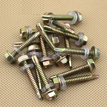 free shipping 5.2*25 Tapping screw Hexagon screw fastener advertising special color steel tile iron sheet Engineering hardware
free shipping 5.2*25 Tapping screw Hexagon screw fastener advertising special color steel tile iron sheet Engineering hardware