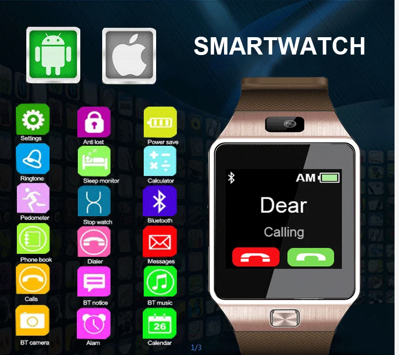 DZ09 Smart Wrist Watch Digital Card Call Bluetooth Sport Pedometer with Camera Smartwatch Message Reminder photography Picture
DZ09 Smart Wrist Watch Digital Card Call Bluetooth Sport Pedometer with Camera Smartwatch Message Reminder photography Picture
