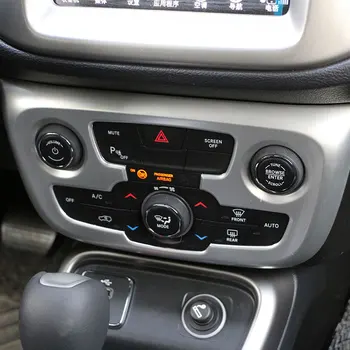 Jameo Auto ABS Chrome Interior Car Air Knob Panel Cover Audio Control Center Trim Sticker for Jeep New Compass 2017 2018 Parts
Jameo Auto ABS Chrome Interior Car Air Knob Panel Cover Audio Control Center Trim Sticker for Jeep New Compass 2017 2018 Parts