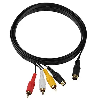 Ruitroliker Audio Video AV A/V S Video Display Composite Cable Cord Wire For Saturn Console
Ruitroliker Audio Video AV A/V S Video Display Composite Cable Cord Wire For Saturn Console