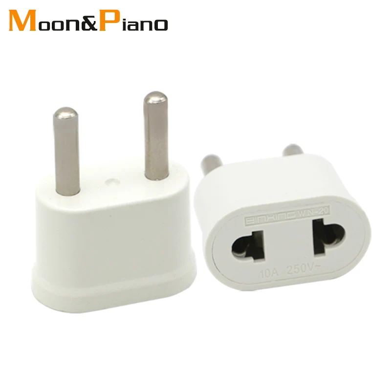 EU Adapter Plug USA to Euro Europe Travel Wall Electrical Power Charge Outlet Sockets US China to EU 2 Round Pin Plug Socket
EU Adapter Plug USA to Euro Europe Travel Wall Electrical Power Charge Outlet Sockets US China to EU 2 Round Pin Plug Socket