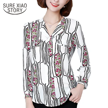 2017 new women tops long sleeved blouses office lady female shirts autumn fashion chiffon v-neck casual women blouses D233 30
2017 new women tops long sleeved blouses office lady female shirts autumn fashion chiffon v-neck casual women blouses D233 30