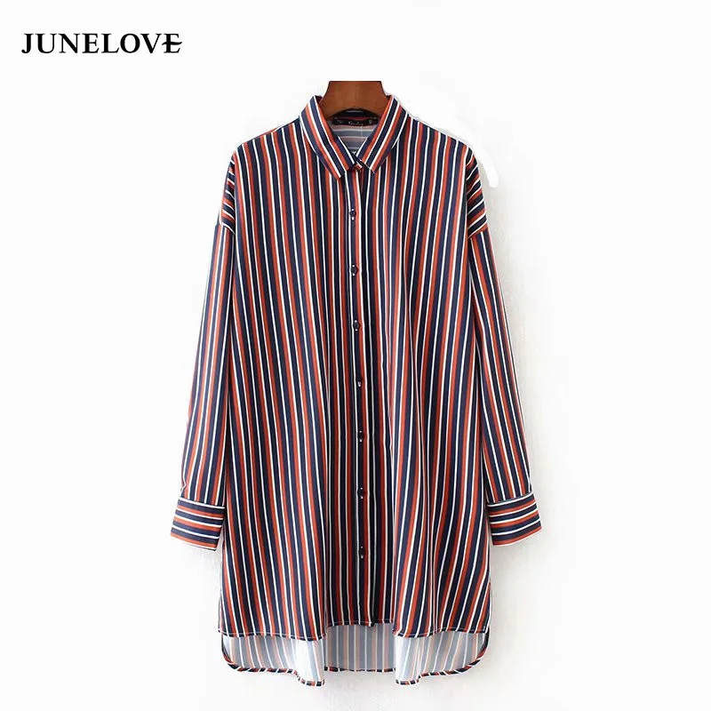 2019 new vintage long sleeve striped casual long blouse shirt women business vestidos autumn loose femininas blusas tops
2019 new vintage long sleeve striped casual long blouse shirt women business vestidos autumn loose femininas blusas tops