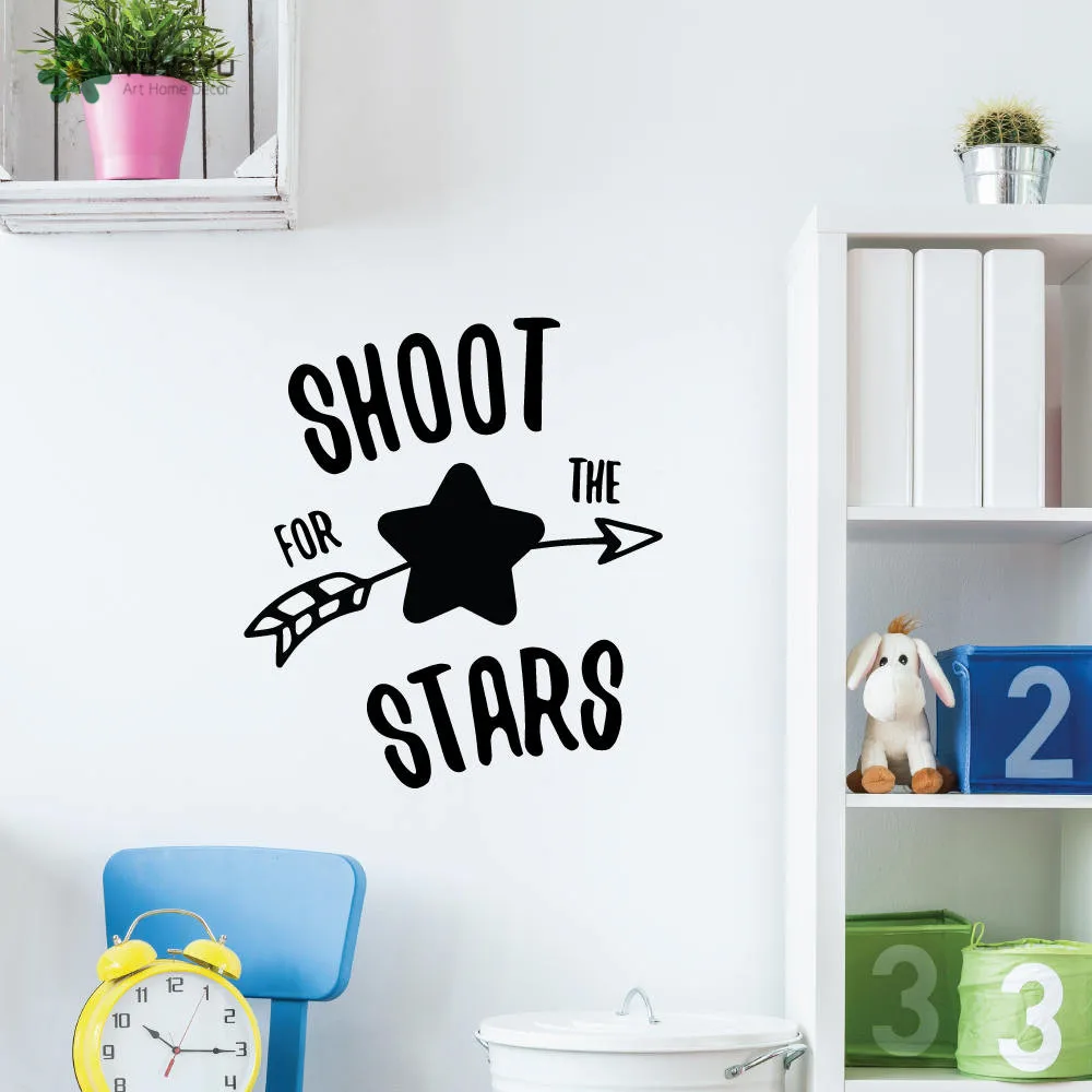 YOYOYU Wall Decal Inspirational Quotes Shoot For The Stars Wall Stickers For Kid Rooms Art Mural Nursery Bedroom Home DecorCY481
YOYOYU Wall Decal Inspirational Quotes Shoot For The Stars Wall Stickers For Kid Rooms Art Mural Nursery Bedroom Home DecorCY481