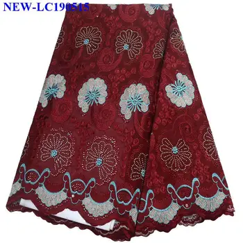 Nigerian Tulle Lace Fabric 2019 high Quality Wine Red Embroidered Tulle Lace Fabric 5 Yards Beautiful Tulle Lace Fabric NX011
Nigerian Tulle Lace Fabric 2019 high Quality Wine Red Embroidered Tulle Lace Fabric 5 Yards Beautiful Tulle Lace Fabric NX011