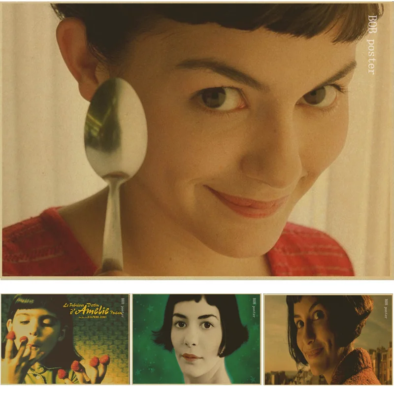 Classic Movie Amelie poster retro Kraft wallPaper Bar Cafe Living Room Wall Decorative Paintings vintage poster
Classic Movie Amelie poster retro Kraft wallPaper Bar Cafe Living Room Wall Decorative Paintings vintage poster