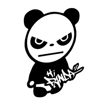 11*15CM HI PANDA Personalized Panda Waterproof Notebook Car Stickers Decals Graffiti Tide Black Silver CT-551
11*15CM HI PANDA Personalized Panda Waterproof Notebook Car Stickers Decals Graffiti Tide Black Silver CT-551