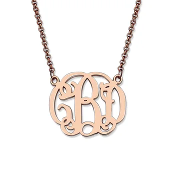 Wholesale Rose Gold Color Celebrity Monogram necklace Handmade Monogrammed Cut Out Initial Pendant Fashion Bridesmaids Gift
Wholesale Rose Gold Color Celebrity Monogram necklace Handmade Monogrammed Cut Out Initial Pendant Fashion Bridesmaids Gift