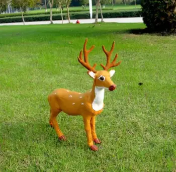 30cm*23cm Christmas elk reindeer reindeer Christmas decoration gifts Christmas scene props statue home decoration wedding 
30cm*23cm Christmas elk reindeer reindeer Christmas decoration gifts Christmas scene props statue home decoration wedding