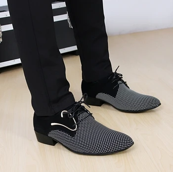 New fashion lace-up Color matching Men suit Dress Shoes Office Men's pointed Leather shoes Male Business Shoes men flats
New fashion lace-up Color matching Men suit Dress Shoes Office Men's pointed Leather shoes Male Business Shoes men flats