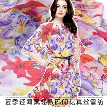 2017 summer silk chiffon digital printing fabric midsummer night mulberry natural silk light and elegant dress cloth
2017 summer silk chiffon digital printing fabric midsummer night mulberry natural silk light and elegant dress cloth